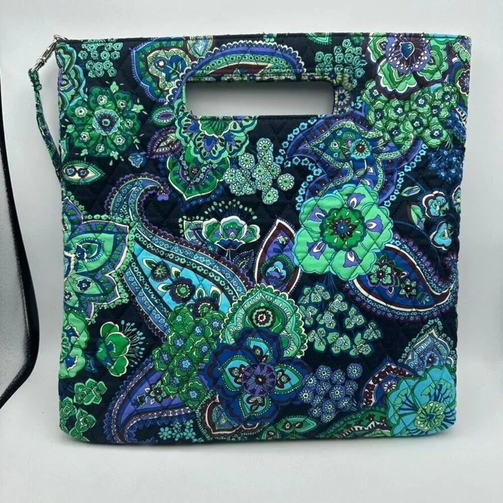 Vera Bradley Quilted Retired Square Tote Bag Women's Blue Rhapsody‎